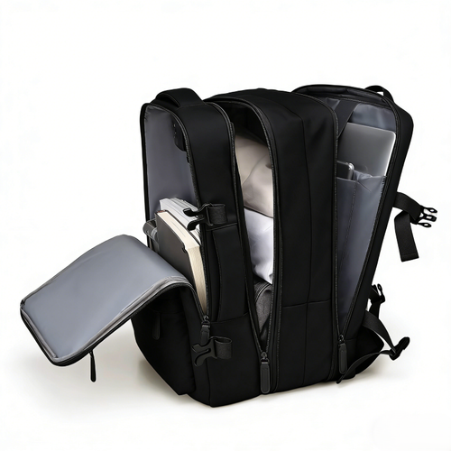 Mochila de ombros fashion unissex com grande capacidade