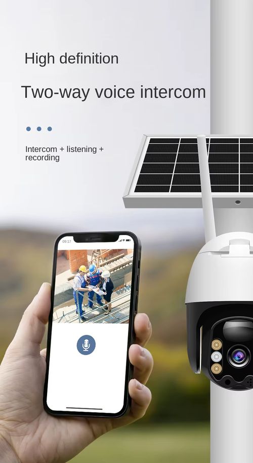 Câmera de vigilância solar (com uma câmera)​