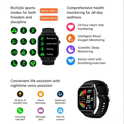 Relógio Eletrônico com Bluetooth