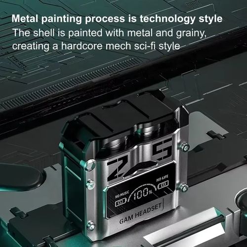 Fones de ouvido Bluetooth M25 preto