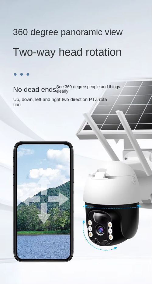 Câmera de vigilância solar (com uma câmera)​