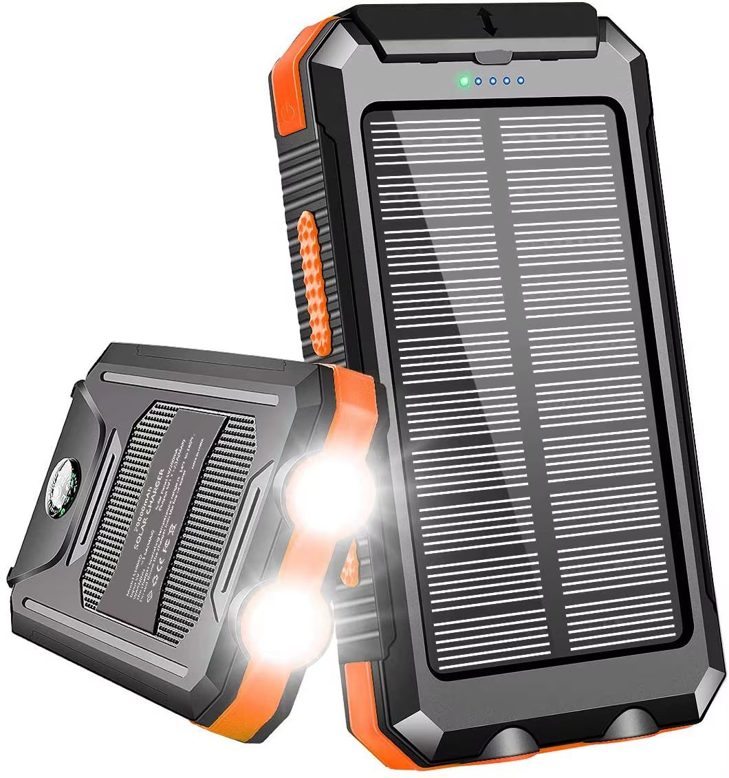 Powerbank à Prova de Água com Energia Solar