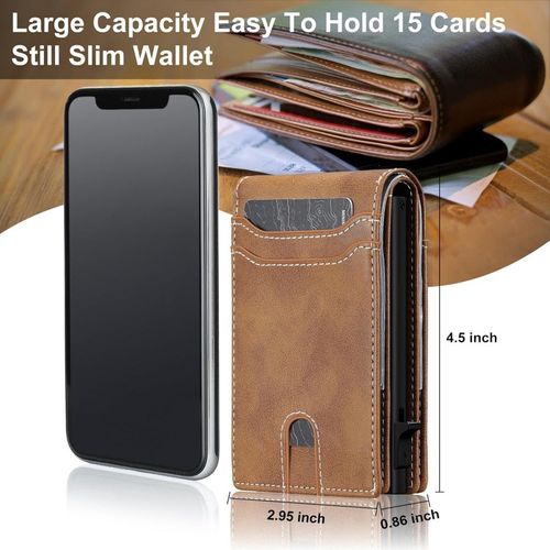 Secure, Slim & Smart – RFID Wallet with Quick Eject for Cards & Cash! 🔐✨