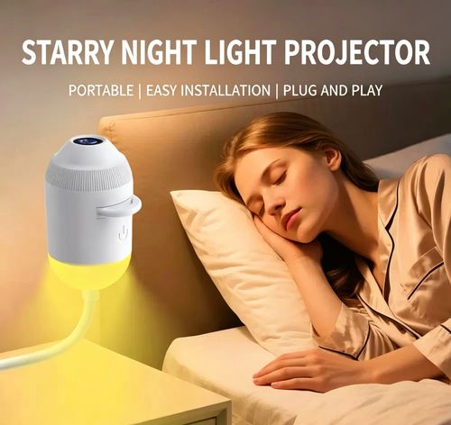 Starry Night Projector Light – Touch Control, Adjustable Brightness, 3 Modes – Perfect for Bedrooms, Cars & Parties! 🌟✨