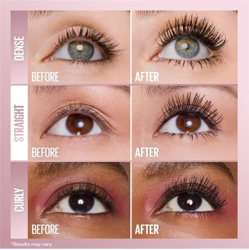 Sky Tubes Tubing Mascara, 24H Extension-Like Length & Volume, Smudge-Proof, Maybelline New York