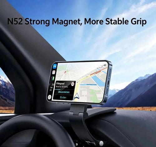 Stop Looking Down While Driving – This Magnetic Mount Keeps Your Phone (and Eyes) Up! 🚗🛡️