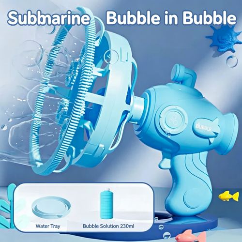 Double the Bubbles, Double the Fun – The Bubble Gun That Creates a Bubble Inside a Bubble! 🫧🎉