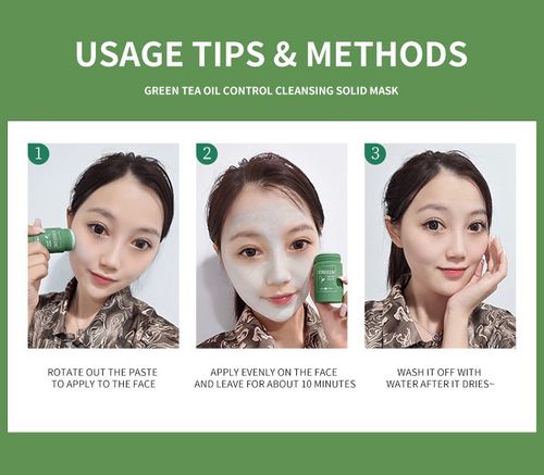 🌿 Say Goodbye to Shiny & Oily Skin! The Ultimate Green Tea Cleansing Stick for Oily & Acne-Prone Skin. 🧖‍♀️🧖‍♂️