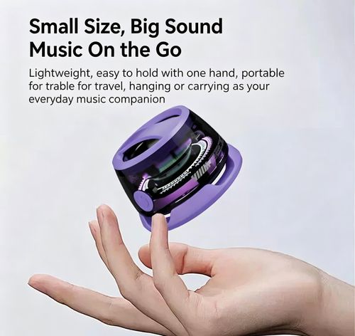 Small Size, Big Sound – 5W Magnetic Speaker with 6-Hour Playtime, Lightweight & Portable! 🎵✨