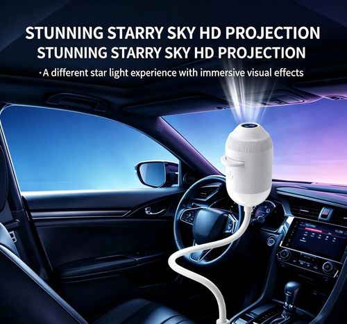 Starry Night Projector Light – Touch Control, Adjustable Brightness, 3 Modes – Perfect for Bedrooms, Cars & Parties! 🌟✨