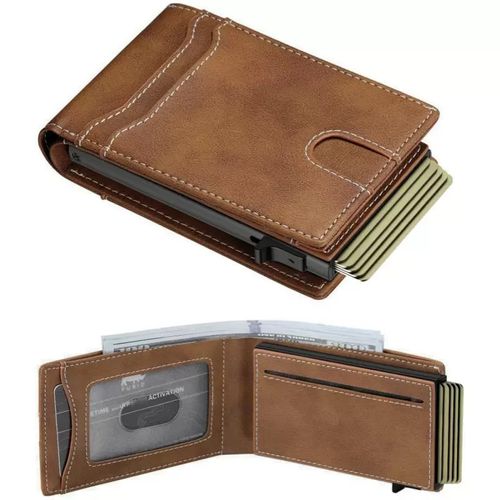 Secure, Slim & Smart – RFID Wallet with Quick Eject for Cards & Cash! 🔐✨