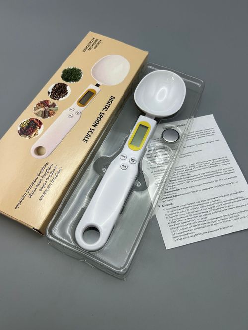 Precision Digital Spoon Scale – 500g0.1g Accuracy, Perfect for Kitchen, Baking, Pet Feeding & More! 🥄⚖️