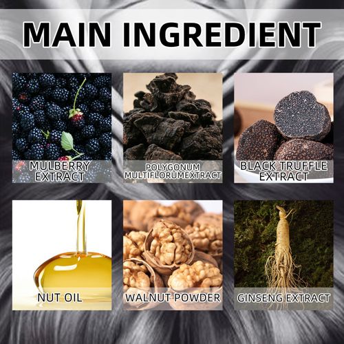 DIY Home Hair Dye Cream - No Salon Needed! 80ml Fruit Extract Comb Dye, Quick Easy Application  Natural Black Brown Black