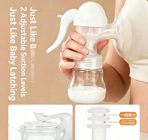 Comfortable, Safe & Easy – The Manual Breast Pump Every Nursing Mom Needs! 💕👶