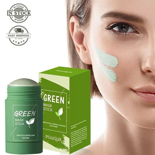 🌿 Say Goodbye to Shiny & Oily Skin! The Ultimate Green Tea Cleansing Stick for Oily & Acne-Prone Skin. 🧖‍♀️🧖‍♂️
