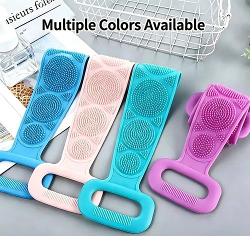 (2Pcs) Dual-Sided Silicone Bath Brush – Deep Clean, Gentle Exfoliation, Easy to Rinse – Upgrade Your Bathing Routine! 🧖‍♀️✨