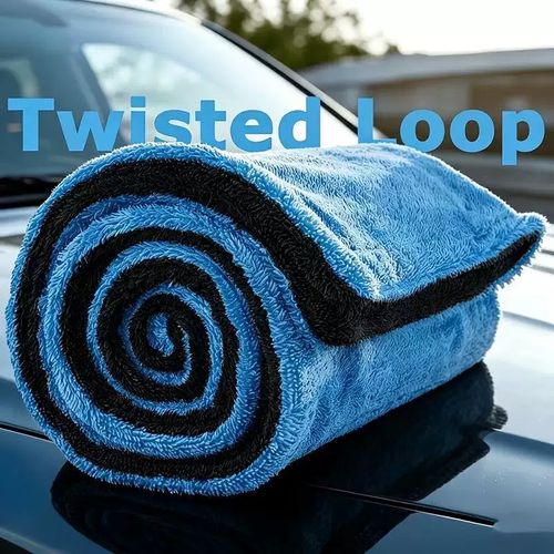 Twisted-Loop Microfiber Drying Towel – 1400GSM, Ultra Absorbent, No Streaks, No Scratches – The Ultimate Car Care Tool