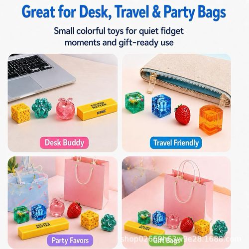 Ultimate Squishy Fun Box! 🧸 8 Pcs Fidget Toys – Stress Relief, Party Gifts & Desk Decor!