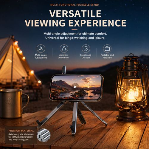 One Stand for ALL Devices – Phone, Tablet, Laptop – Strong Magnetic Hold, Instant Setup! 🚀✨
