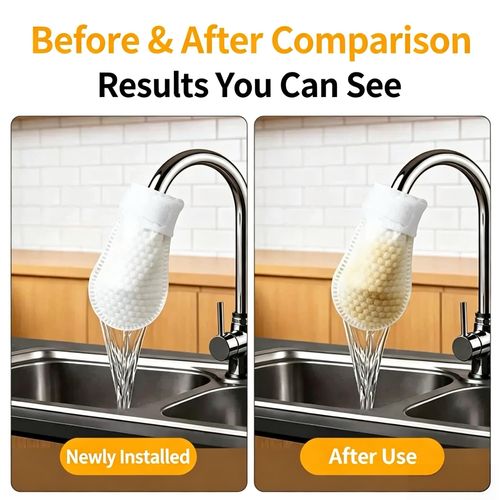 Protect Your Family from Dirty Water – 20 Filter Bags + 4 Magic Tape Straps, Fits Any Faucet! 🚰🛡️