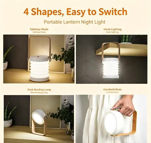 Blackout? No Problem! 💡 Portable Foldable Night Light – Rechargeable, Long Battery Life, Perfect for Nigerian Homes!