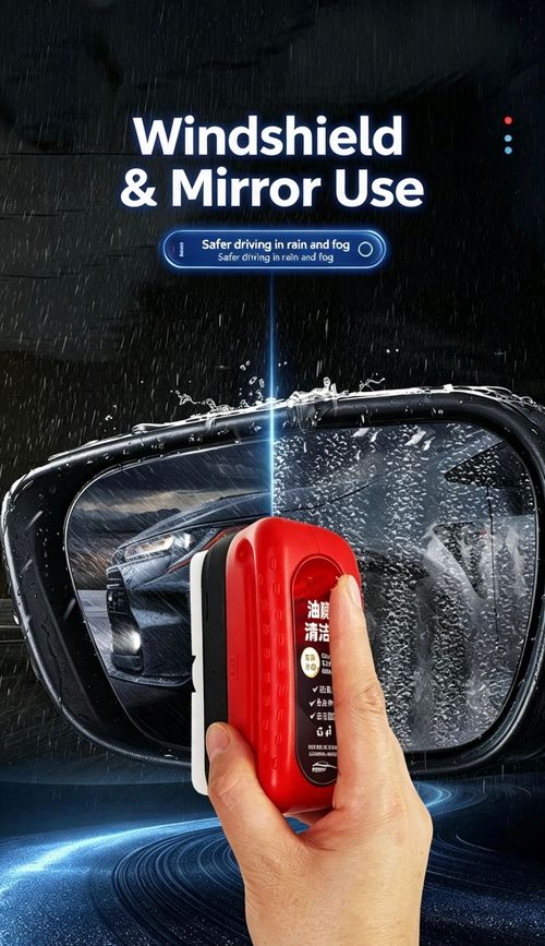 Glass Oil Film Cleaner Pad – Removes Bugs, Dirt & Haze in Minutes – Safe for All Glass Surfaces! 🚗✨