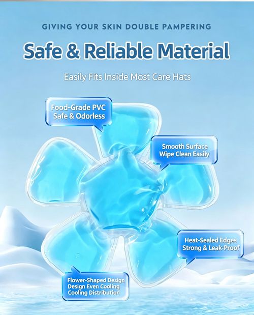 Long-Lasting Cooling – Reusable Gel Ice Pack for Hats, Helmets & More! 🧊✨