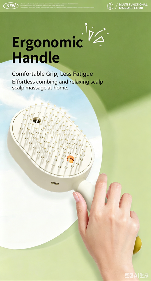 Tired of Weak Hair, Dandruff, or Scalp Tension? This Comb Solves It All! ✨💆‍♀️