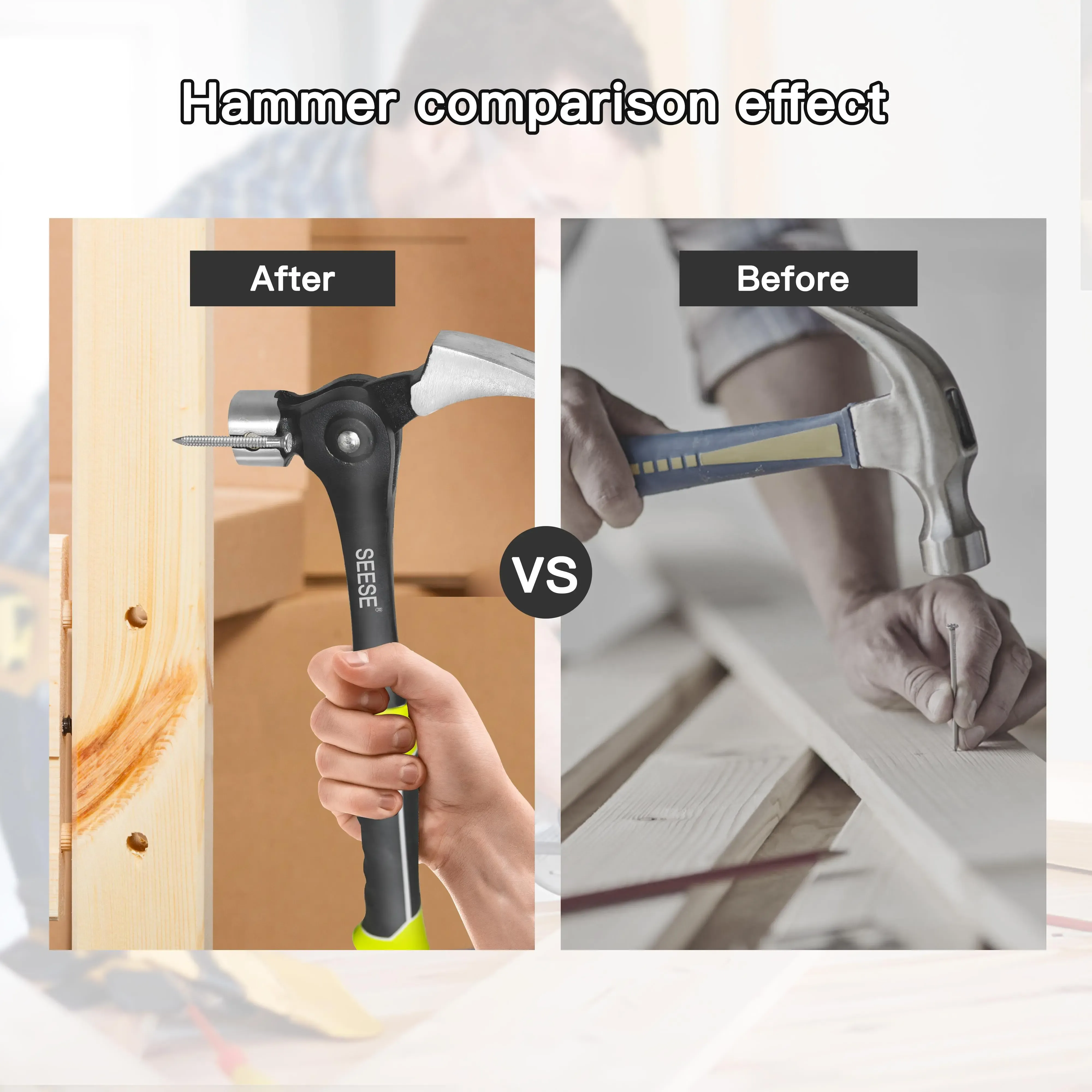 🔥Hot Seller🔥 COD！Adjustable Nail Puller Hammer