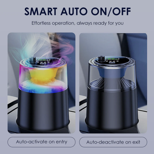 Smart Car Aroma Diffuser with Ambient Light