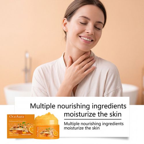 🔥Hot Seller🔥 COD！Buy 1 Get 2 ! Turmeric Brightening Body Scrub – Exfoliating & Moisturizing