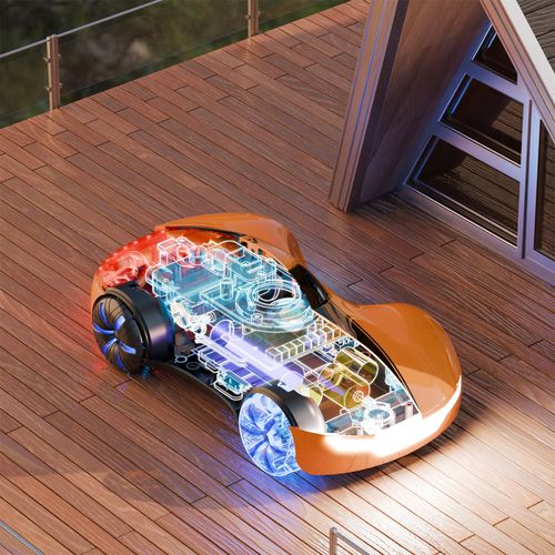 Lucky Toys Meteor New Model Remote Control Toy Car Children's Day Gift Energy Charging RC Car