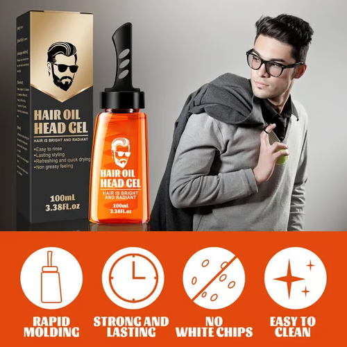🔥One-Comb Shaping-Styling Gel Comb| Sweat-Resistant Gel | Non-Greasy Formula