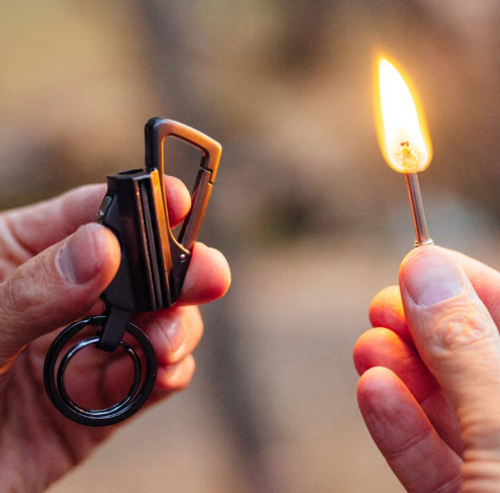 Refillable Permanent Match Bottle Opener Keychain