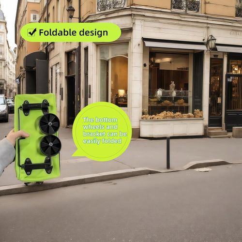 🔥Hot Seller🔥 COD！Buy 1 Get 2 ! Portable Shopping Cart Foldable Grocery Trolley Lightweight with Wheels for Home Delivery Handcart Small Trailer Ideal for Shopping Tasks