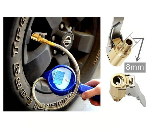 🔥Buy One, Get One Free🔥👍Tire Air Chuck with Clip Adapter, No Leakage Tire Chucks for Vehicle Inflator Compressor Pump Connect Accessories Tool