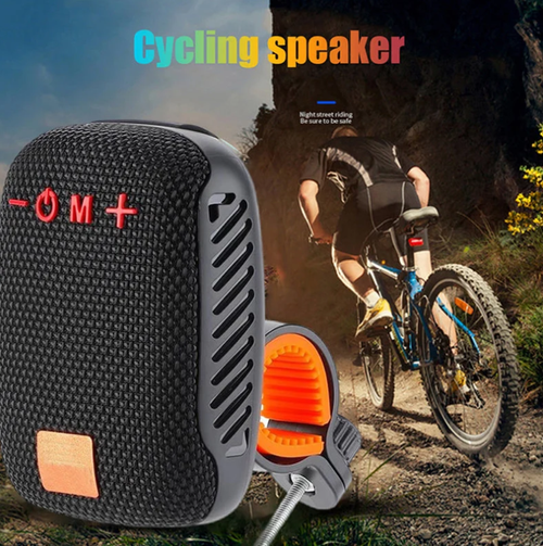 Bluetooth sports speaker for bicycles – IPX5 waterproof, TWS & MicroSD card support