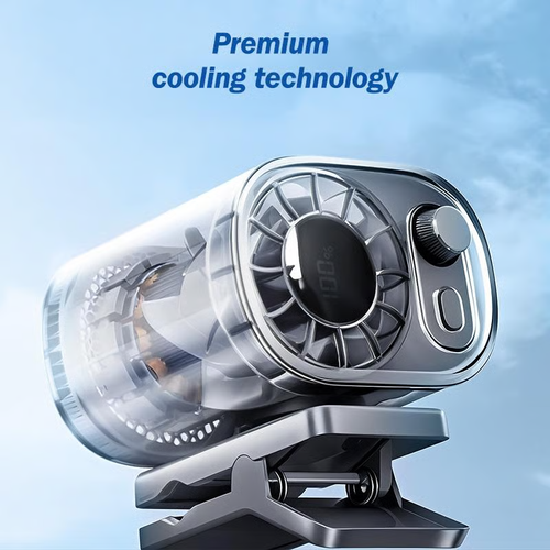 ❄️2026New Car Clip Fan with LED Display