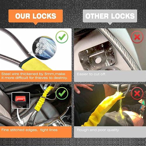 ✨⏰Final 6-hour Preferential Deal✨Car Steering Wheel Anti-theft Lock