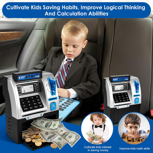 😀🔥2026 Newest Model🔥ATM Piggy Bank for Real Money🔥😀