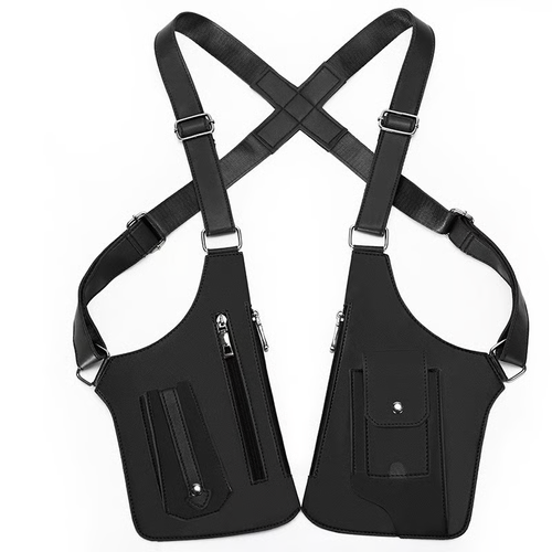 Adjustable Underarm Shoulder Bag for Men and Women - Anti-theft Hidden Storage for Cell Phones and Other Hunting and Outdoor Gear, Premium Leather. Crossbody Fanny Pack Lightweight Pockets