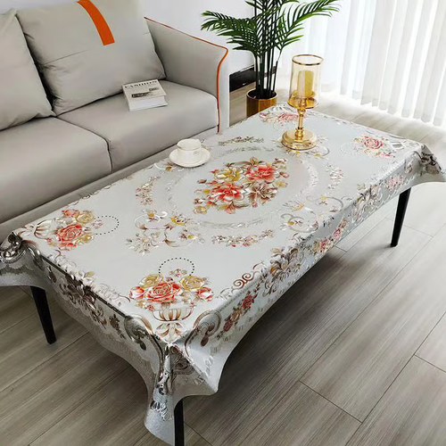 ⏰Multifuntional Waterproof Oilproof Floral Tablecloth🏵️