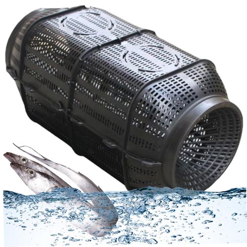 Portable fishing trap cage is practical fishing accessory. It can catch crayfish, crab, eel, shrimp and turtle, works well in lake, pond and saltwater environments, free shipping and cash on delivery.