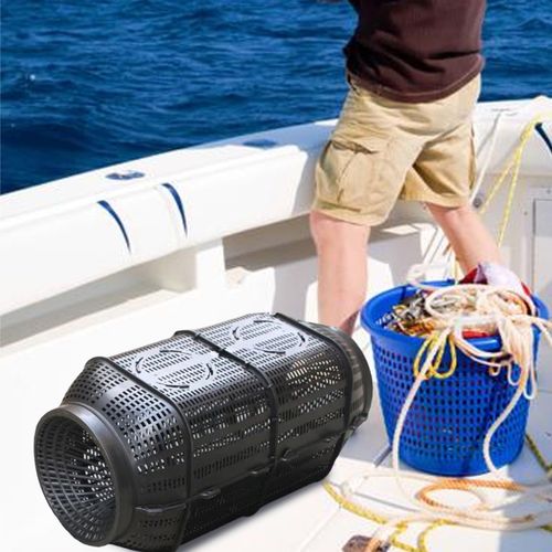 Portable fishing trap cage is practical fishing accessory. It can catch crayfish, crab, eel, shrimp and turtle, works well in lake, pond and saltwater environments, free shipping and cash on delivery.