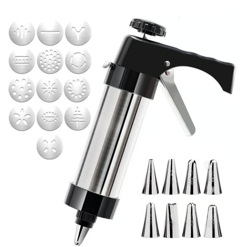 😀🎄50K+ SOLD! 🎁 Cookie Press Maker Kit