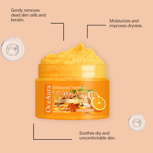 🔥Hot Seller🔥 COD！Buy 1 Get 2 ! Turmeric Brightening Body Scrub – Exfoliating & Moisturizing