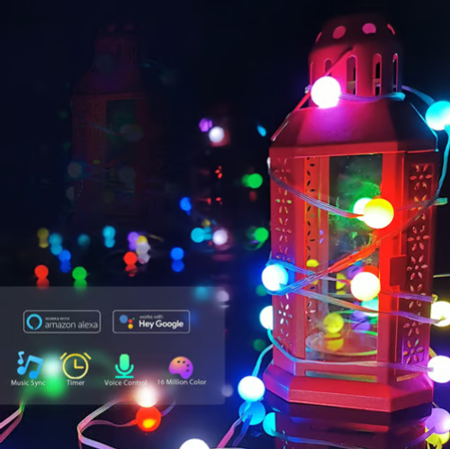 🎅Lightweight Voice-Activated Fairy Tale String Lights 🎁