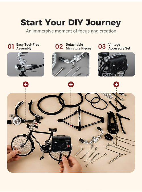 🔥(Early Christmas Sale- SAVE 48% OFF)-DIY Bicycle Model Scale