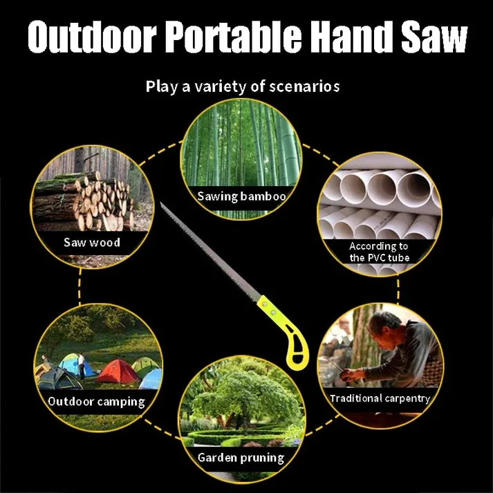 🔥Hot Seller🔥 COD！BUY 1 GET 5 FREE  Portable Sharp Gardening Outdoor Handsaw