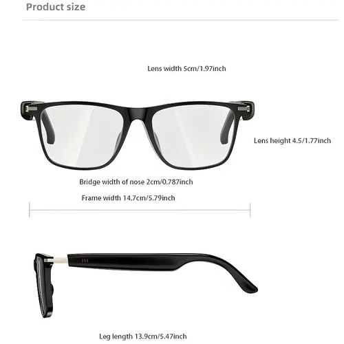 AI Interpretation Smart Glasses, with 164 Languages, Chat GPT,Audio Glasses for Men And Women